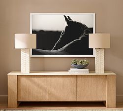 Horse Silhouette Framed Print