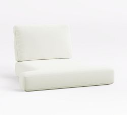 Open Box: Huntington Furniture Cushion Cover for Slope Arm Swivel Lounge Chair - High Performance Recycled Canvas Frost