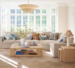 Blair Herringbone Square Nesting Side Tables