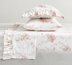Open Box: LoveShackFancy Antique Floral Printed Sheet Set, Twin/Twin XL - Multi