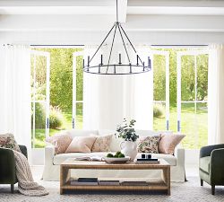 Malibu Rectangular Woven Grand Coffee Table (60")