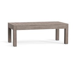 Indio Eucalyptus Rectangular Outdoor Coffee Table (43")