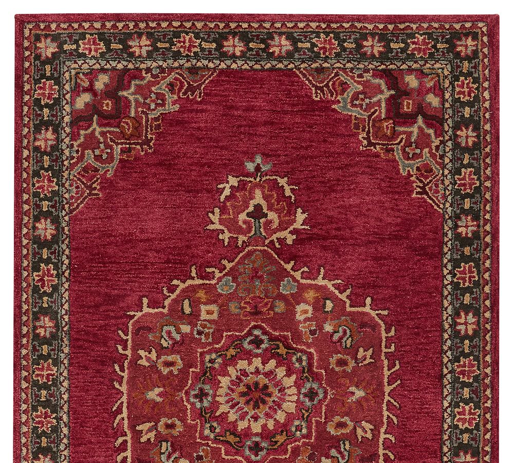 Aamir Hand-Tufted Persian-Style Wool Rug by Pottery Barn