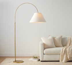Sinclair Metal Arc Sectional Floor Lamp (80")
