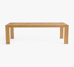 Malibu Teak Rectangular Grand Outdoor Dining Table (98")