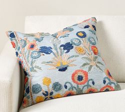 Alice Embroidered Pillow Cover