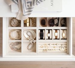 Closet Drawer Jewelry Storage Rectangular Tray