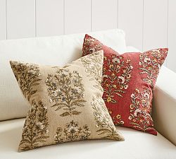 Desiree Floral Embroidered Pillow Cover