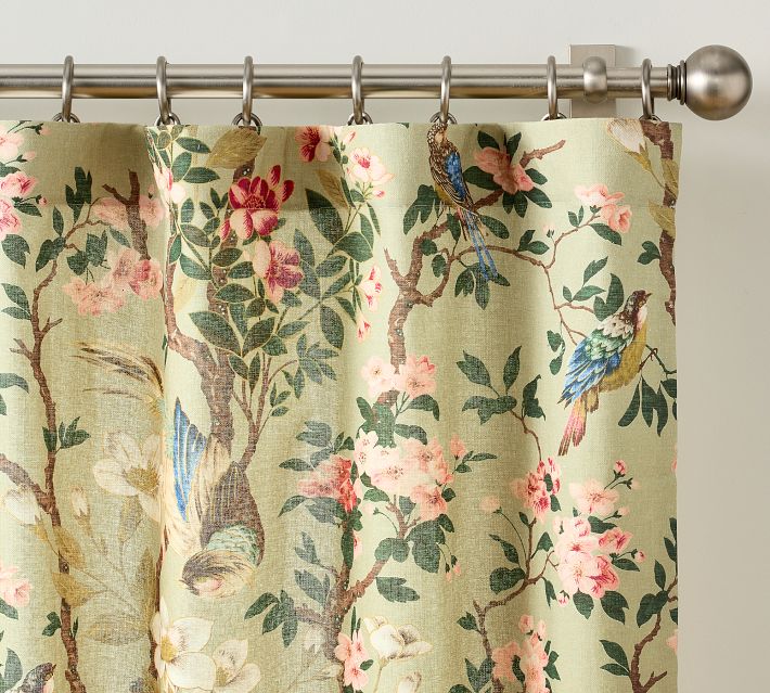 Nola Printed Curtain | Pottery Barn