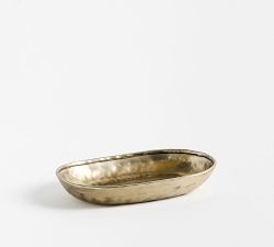 Hammered Brass Decorative Bowl