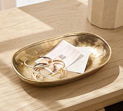 Hammered Brass Decorative Bowl