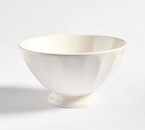 Heirloom Stoneware Cereal Bowls, Set of 4 - White