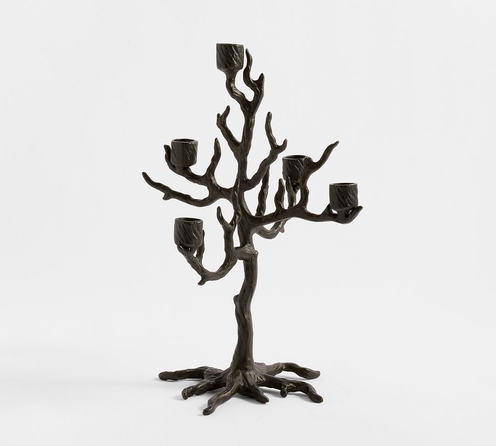 Haunted Tree Candelabra - Antique Bronze, Small