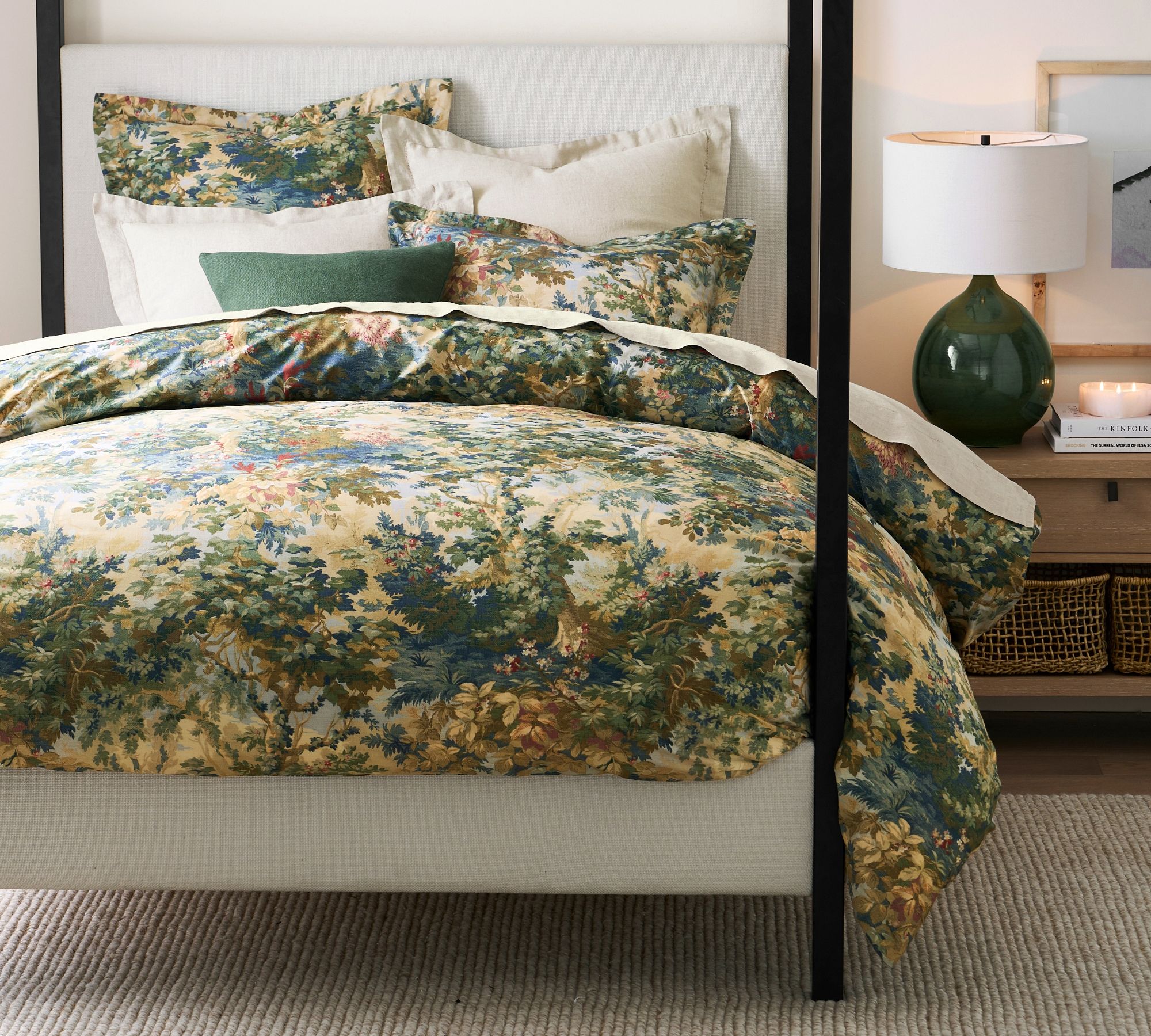 Greenwood Percale Duvet Cover | Pottery Barn