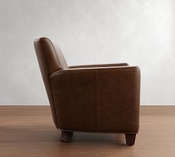 Irving Square Arm Leather Recliner