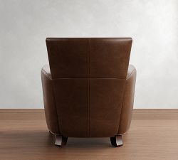 Irving Square Arm Leather Recliner