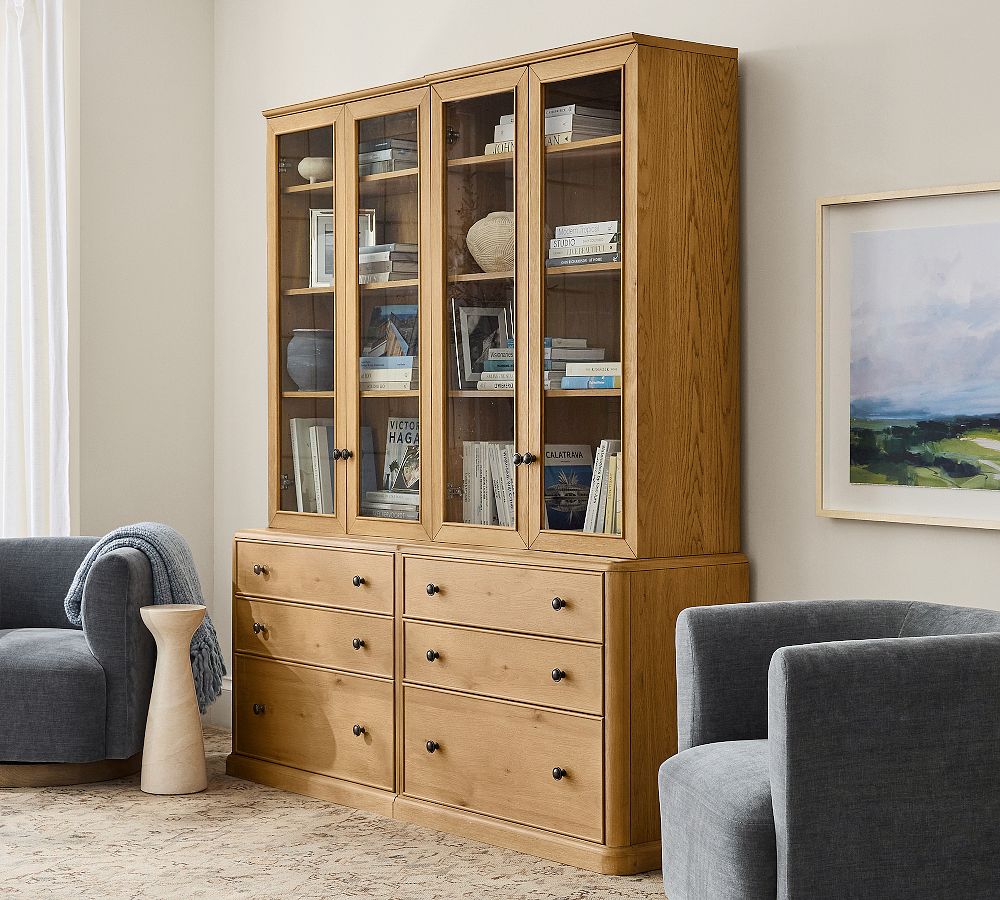 Hartford Storage File Cabinet Set (72") by Pottery Barn
