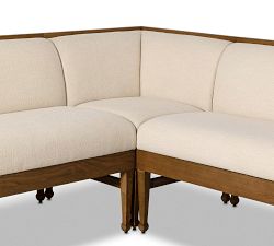 Montana Oak Dining Banquette (101")