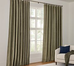 Open Box: Cozy Cloud Blackout Curtain, 100" W x 108"L -White