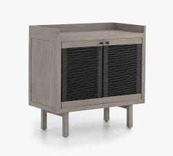 Kelley Teak Outdoor Storage Cabinet