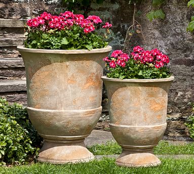 Lolo Urn Planters - Antique Terracotta | Pottery Barn