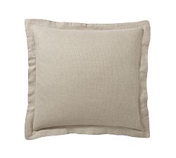 Open Box: European Flax Linen Waffle Sham, Euro, Set of 2 - Dark Flax