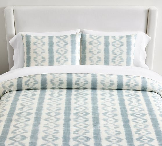 Skylar Ikat Duvet Cover by Pottery Barn