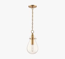 Mayla LED Glass Pendant (8"-18")