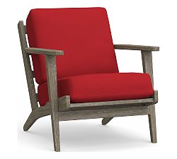Open Box: Raylan Occasional Chair Cushion Only - Sunbrella® Jockey Red