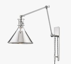 Jocelyn Metal Plug-In Sconce (45")