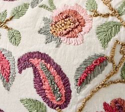 Sinclair Embroidered Pillow Cover