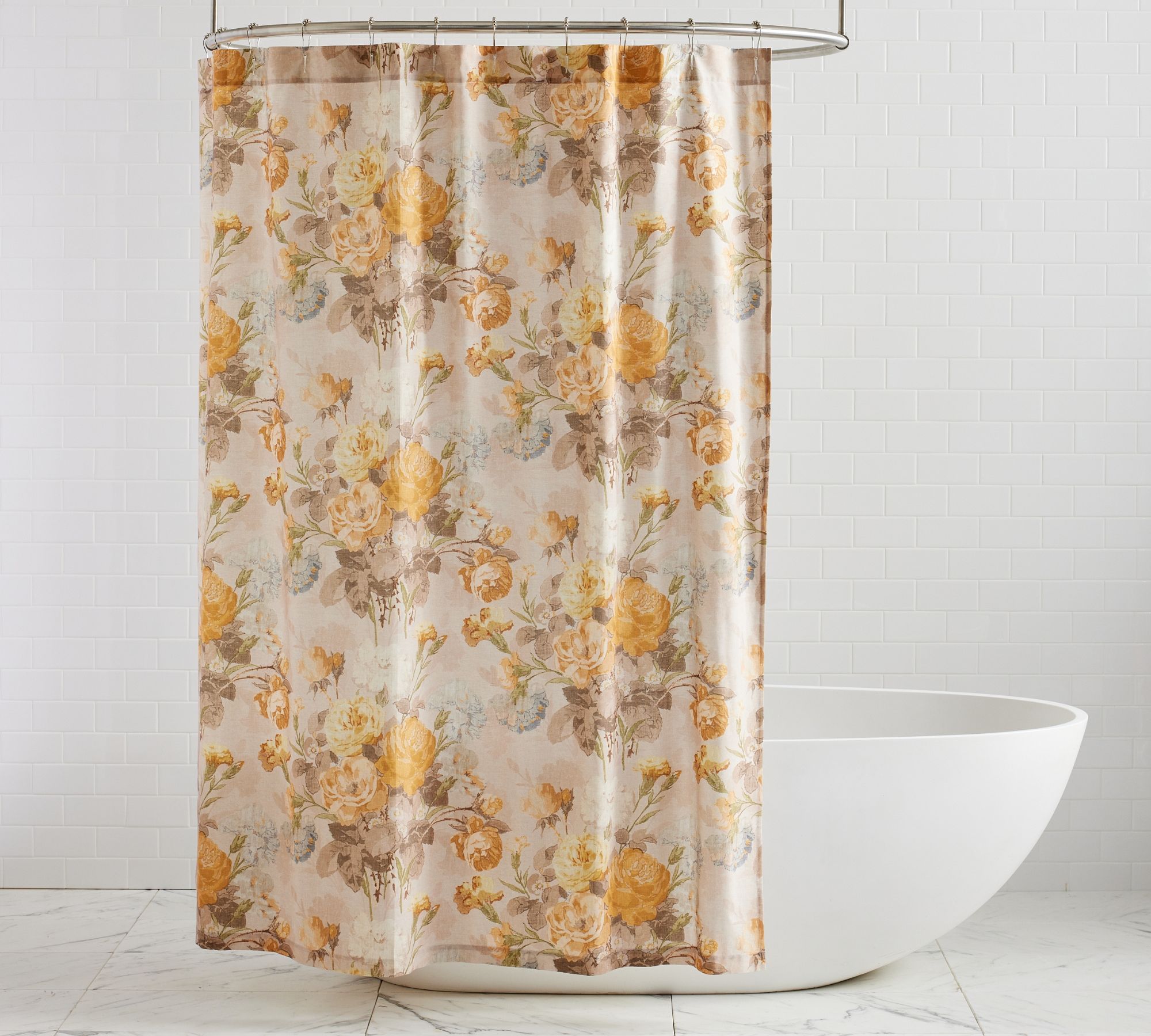 Vivienne Floral Shower Curtain by Pottery Barn