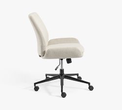 Hollis Upholstered Swivel Desk Chair