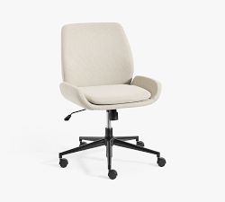 Hollis Upholstered Swivel Desk Chair
