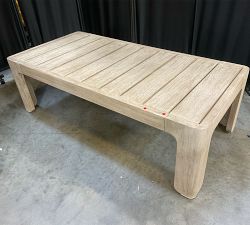 Open Box: Aptos Rectangular Outdoor Coffee Table (52") - Sandwash