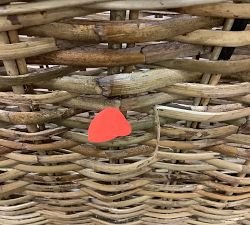 Open Box: Artisan Rustic Handcrafted Console Basket - Natural Matte
