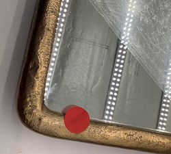 Open Box: Bodhi Rectangular Mirror (27"W x 35"H) - Vintage Brass