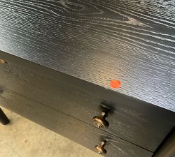 Open Box: Chris Loves Julia Modern Traditional Nightstand (28") - Onyx