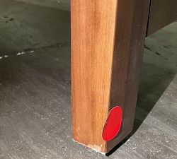 Open Box: Hector Nightstand (32") - Saddle Tan, Golden Brass