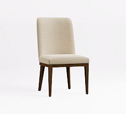 Open Box: Layton Grand Upholstered Dining Chair - Performance Boucle Oatmeal, Vintage Amber