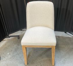 Open Box: Layton Upholstered Dining Chair - Performance Boucle Oatmeal, Seadrift