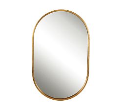 Open Box: Lylian Oval Wall Mirror (20"W x 32"H) - Brass