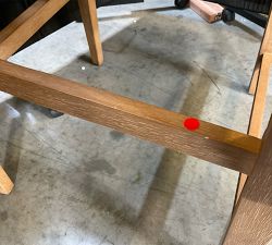 Open Box: Tatum Leather Counter Stool (26") - Keystone Sandstone, Seadrift