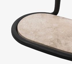 Emeren Oval Marble C- Table (30")