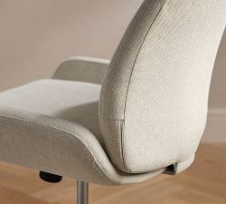 Hollis Upholstered Swivel Desk Chair