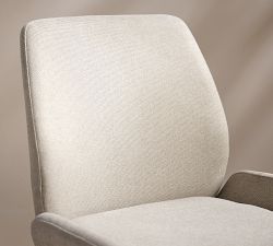 Hollis Upholstered Swivel Desk Chair