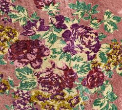 Rhodes Velvet Floral Pillow Cover