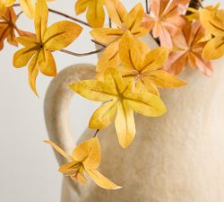 Faux Golden Yellow Gypsophila Branch
