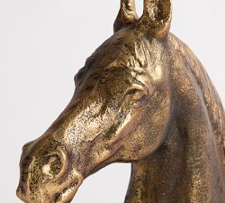 Antique Brass Horse Head 