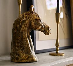 Antique Brass Horse Head 